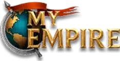 MyEmpire – złoty napis i globus